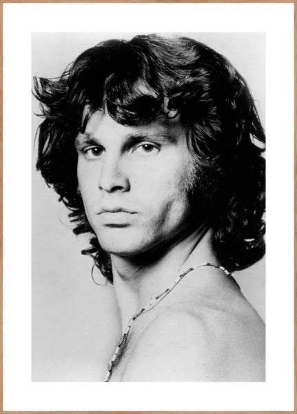 Jim Morrison | INDRAMMET BILLEDE Indrammet billede ART COPENHAGEN 30x40 Egeramme 