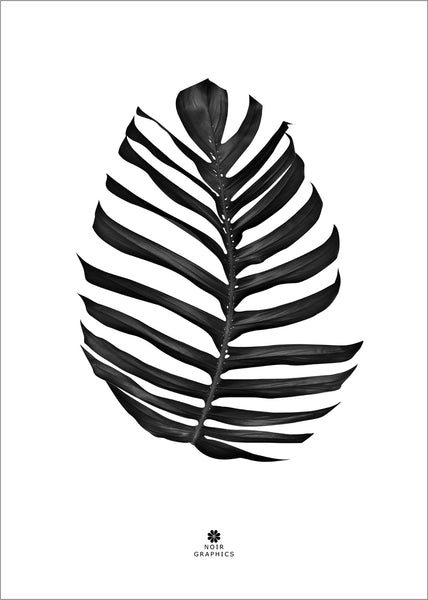 Jungle Leaf black | PLAKAT Plakat ART COPENHAGEN   