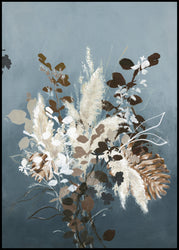 Light Leaves 3 | INDRAMMET BILLEDE Indrammet billede ART COPENHAGEN 30x40 Sort 