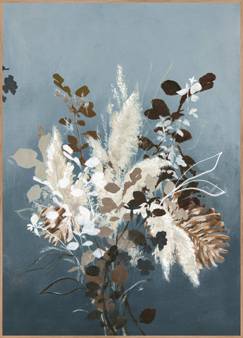 Light Leaves 3 | INDRAMMET BILLEDE Indrammet billede ART COPENHAGEN 30x40 Egeramme 