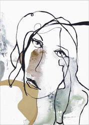 Line Art Girl 1 | PLAKAT Plakat ART COPENHAGEN   