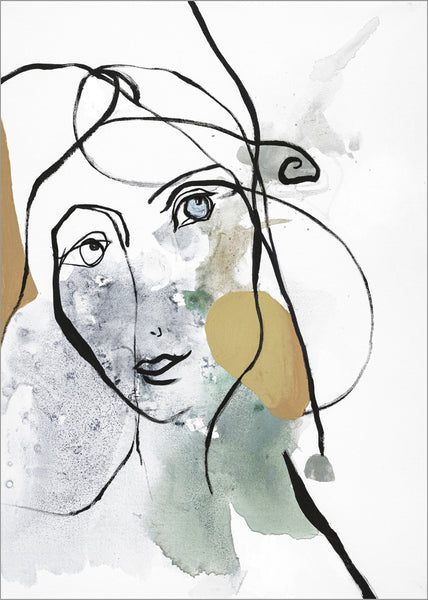 Line Art Girl 2 | PLAKAT Plakat ART COPENHAGEN   