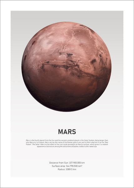 Mars Light | PLAKAT Plakat ART COPENHAGEN   
