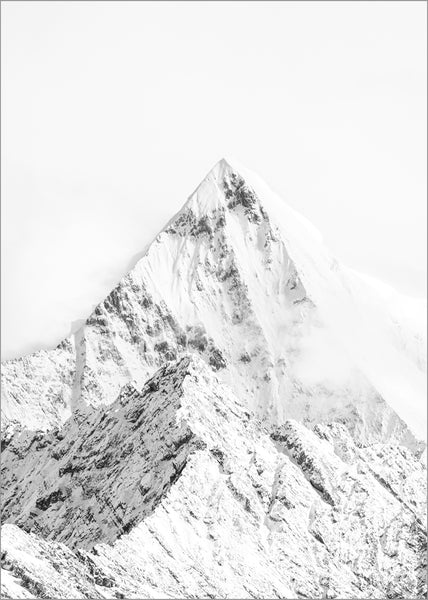 Mountain top white | PLAKAT Plakat ART COPENHAGEN   
