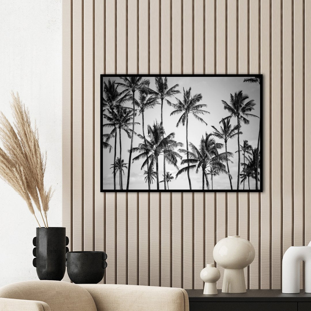 Palm heaven | INDRAMMET BILLEDE Indrammet billede ART COPENHAGEN 30x40 Sort 