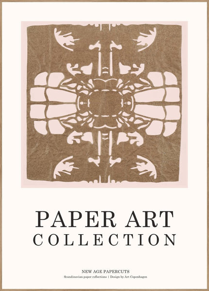 Paper Art 2 | INDRAMMET BILLEDE Indrammet billede ART COPENHAGEN 30x40 Egeramme 