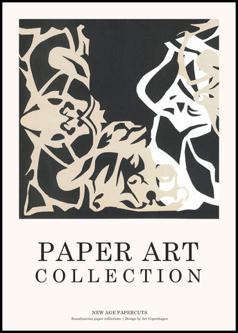 Paper Art 8 | INDRAMMET BILLEDE Indrammet billede ART COPENHAGEN 30x40 Sort 
