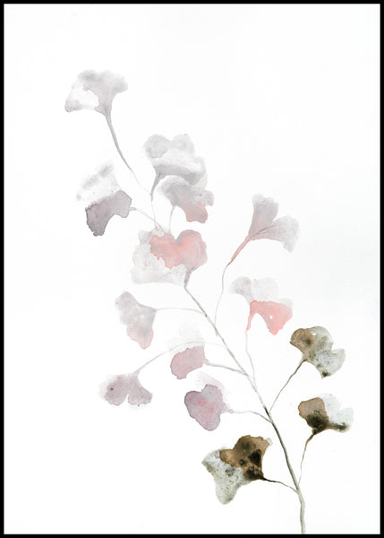 Pink Spring | INDRAMMET BILLEDE Indrammet billede ART COPENHAGEN 30x40 Sort 