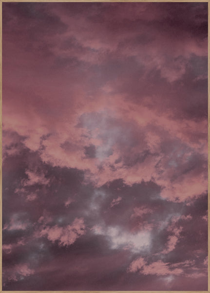Pink sky | INDRAMMET BILLEDE Indrammet billede ART COPENHAGEN 30x40 Egeramme 