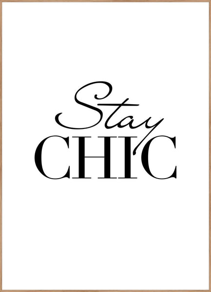 Stay Chic | INDRAMMET BILLEDE Indrammet billede ART COPENHAGEN 30x40 Egeramme 