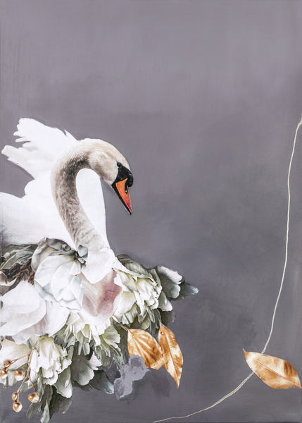 Swan Gold 2 | PLAKAT Plakat ART COPENHAGEN   