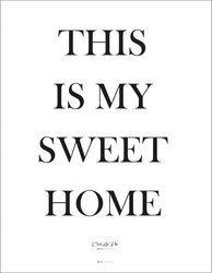 Sweet home | PLAKAT Plakat MALERIFABRIKKEN   
