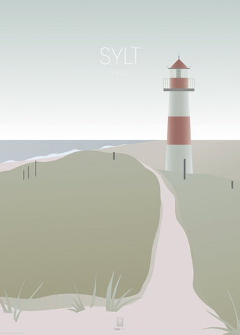 Sylt Insel  | PLAKAT Plakat ART COPENHAGEN   