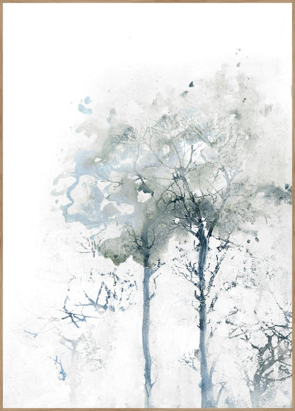 Tree Shape 3 | INDRAMMET BILLEDE Indrammet billede ART COPENHAGEN 30x40 Egeramme 