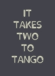 Two to tango | PLAKAT Plakat ART COPENHAGEN   