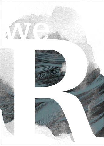 We R | PLAKAT Plakat MALERIFABRIKKEN   