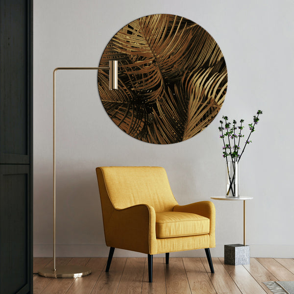 Golden palm 2 | CIRCLE ART Circle Art ART COPENHAGEN   