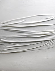 White Passion 11 | STRUKTUR MALERI Strukturmaleri ART COPENHAGEN 90x120 hvid 