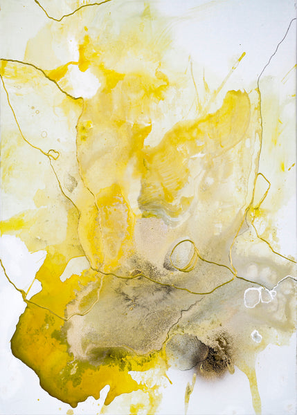 Yellow Line | INDRAMMET BILLEDE Indrammet billede ART COPENHAGEN   