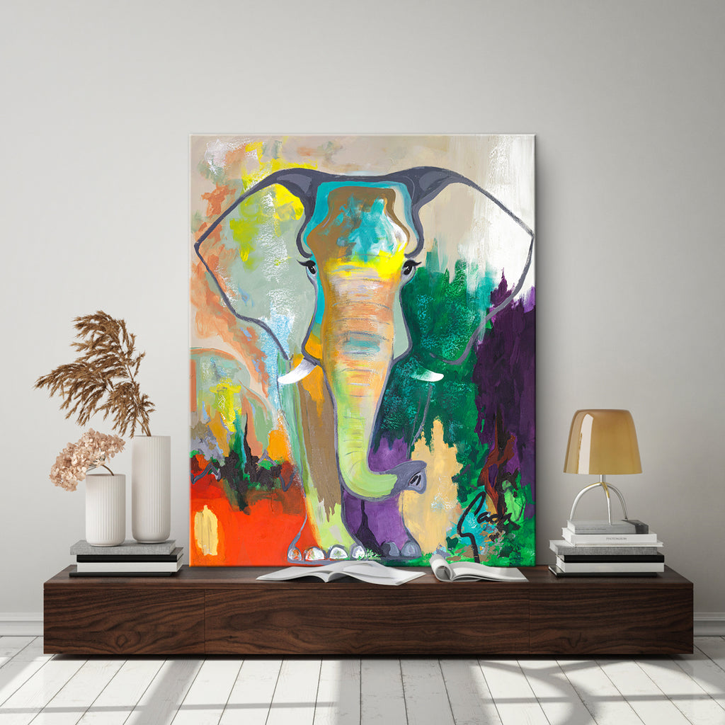 Elephant dreams | PREMIUM MALERI Premium Maleri ART COPENHAGEN 90x120  