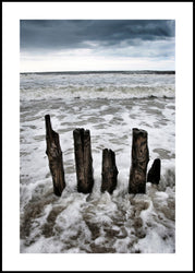High tide | INDRAMMET BILLEDE Indrammet billede ART COPENHAGEN 30x40 Sort 