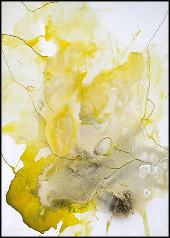 Yellow Line | INDRAMMET BILLEDE Indrammet billede ART COPENHAGEN   