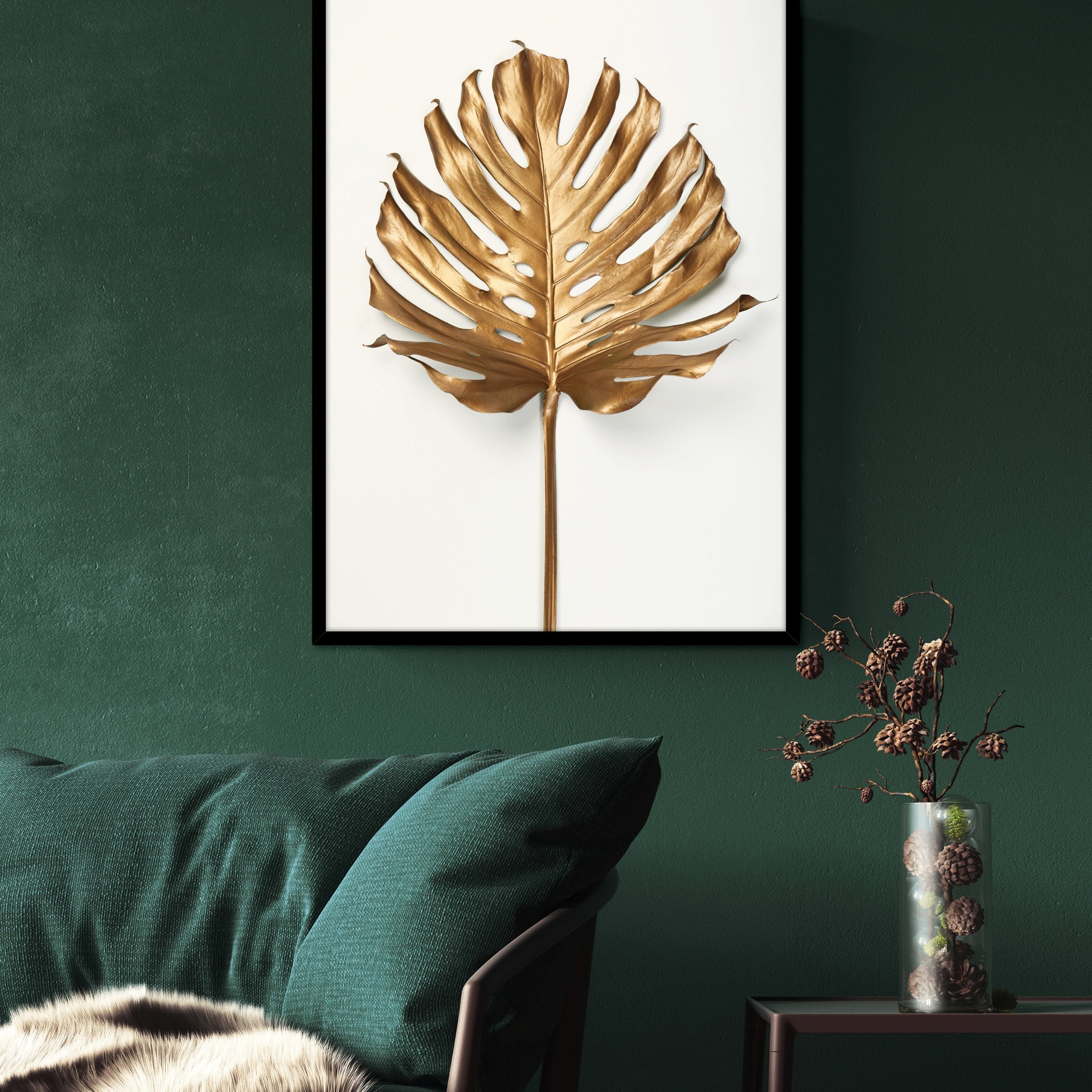 Monstrea Gold Leaf | PLAKAT Plakat MALERIFABRIKKEN   