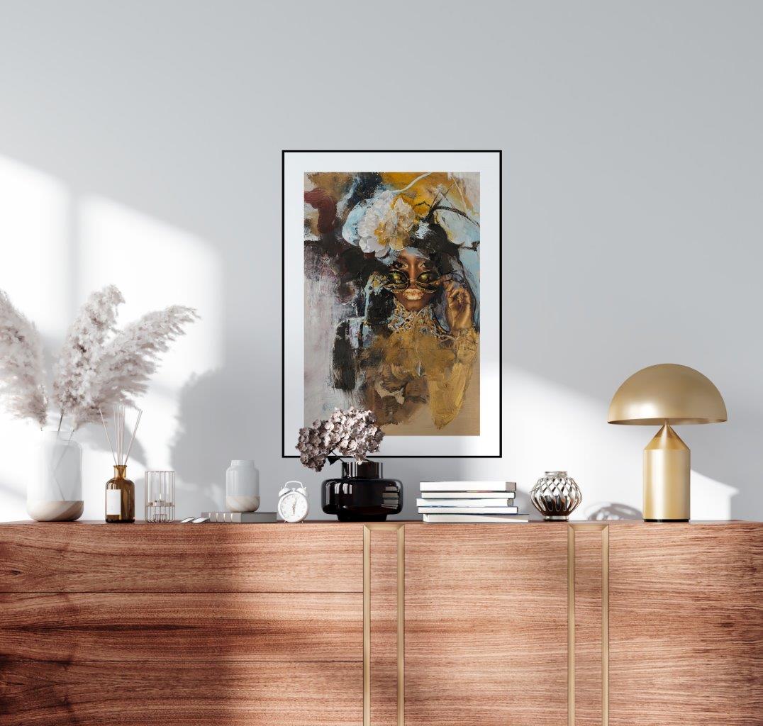 Sunkissed | INDRAMMET BILLEDE Indrammet billede ART COPENHAGEN 30x40 Egeramme 