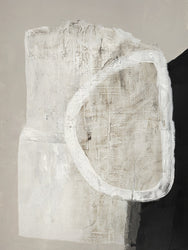 White Stone | DESIGN MALERI Design maleri ART COPENHAGEN 90x120 Uden Ramme 